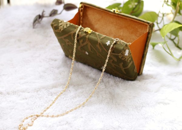 Olive green Hand Purse - Image 8