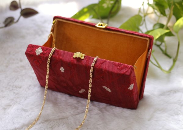 Maroon-Hand Purse