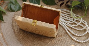 Light Golden Hand Purse