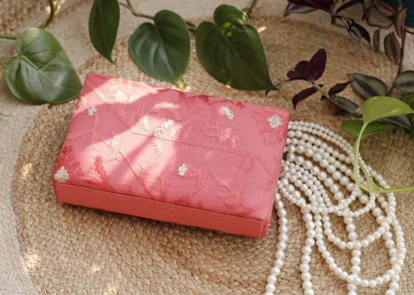 Coral Pink Hand Purse - Image 2