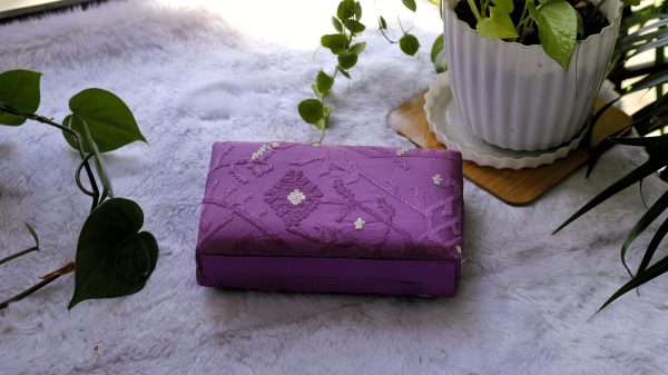 Mauve Pink Hand Purse - Image 5