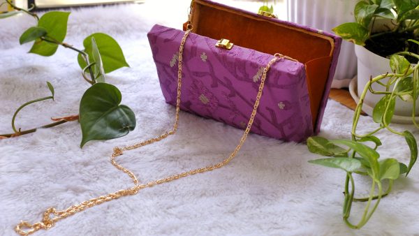 Mauve Pink Hand Purse - Image 10