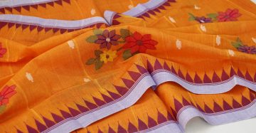 Orange Exclusive Monipuri