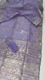 Lavender Color Jamdani 