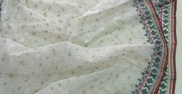 Off white jamdani